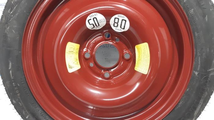 Space-saver spare wheel from a Peugeot 207 SW (WE/WU) 1.6 16V 2007