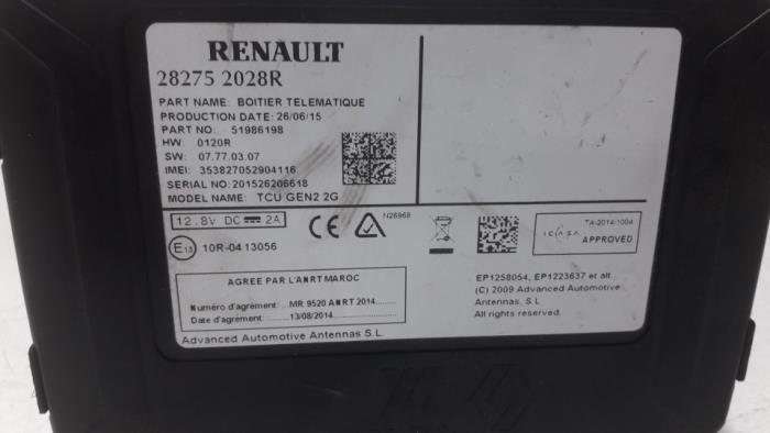 Modul nawigacji z Renault Kadjar (RFEH) 1.5 dCi DPF 2015