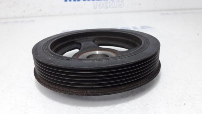 Crankshaft pulley from a Citroën Berlingo 1.6 Hdi 90 Phase 2 2014