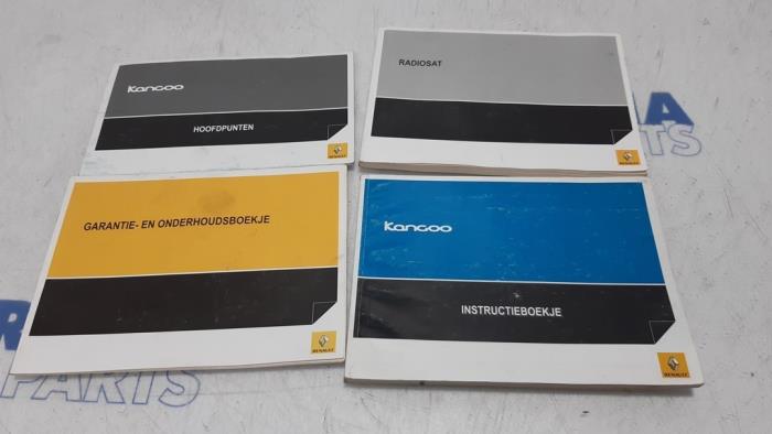 Instruction Booklet from a Renault Kangoo Express (FW) 1.5 dCi 85 2008