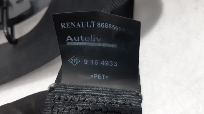 Ceinture avant droit d'un Renault Captur (2R) 1.2 TCE 16V EDC 2017