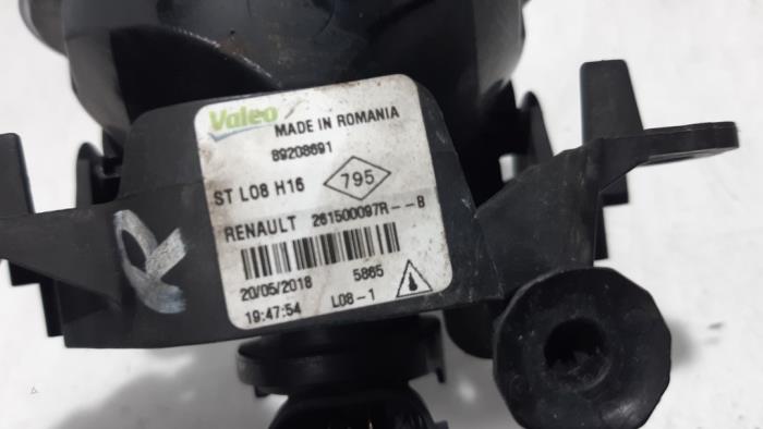 Swiatlo przeciwmgielne prawy przód z Renault Scénic IV (RFAJ) 1.3 TCE 140 16V 2018