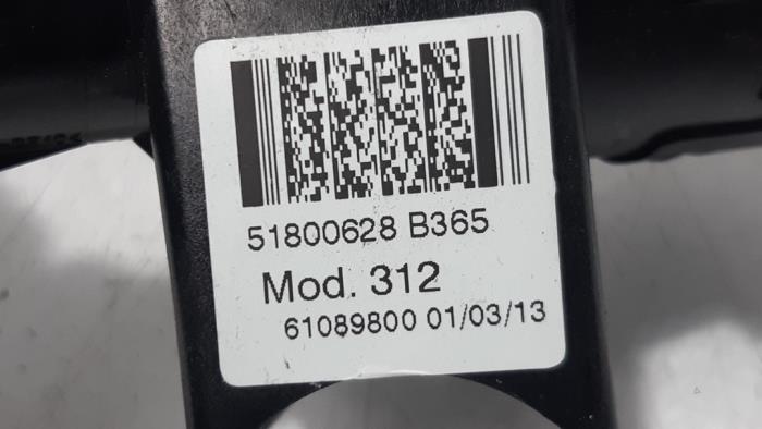Ignition lock + key from a Fiat Panda (312) 0.9 TwinAir 65 2014