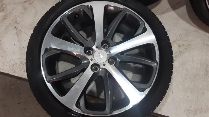 Sport rims set + tires Peugeot 208 I 1.6 Vti 16V - 9673773777 Alloy PEUGEOT