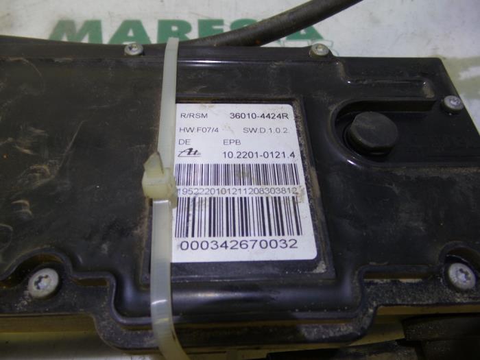 Parking brake mechanism Renault Koleos I 2.5 16V 1022010121A 2TR70