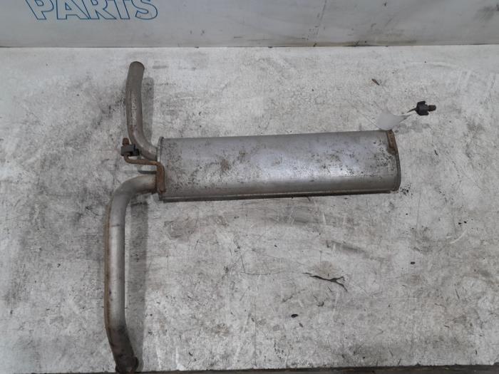 Exhaust rear silencer from a Peugeot 107 1.0 12V 2010