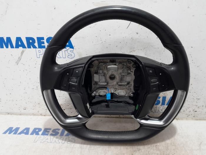 Steering wheel from a Citroën C4 Grand Picasso (3A) 1.6 BlueHDI 115 2015