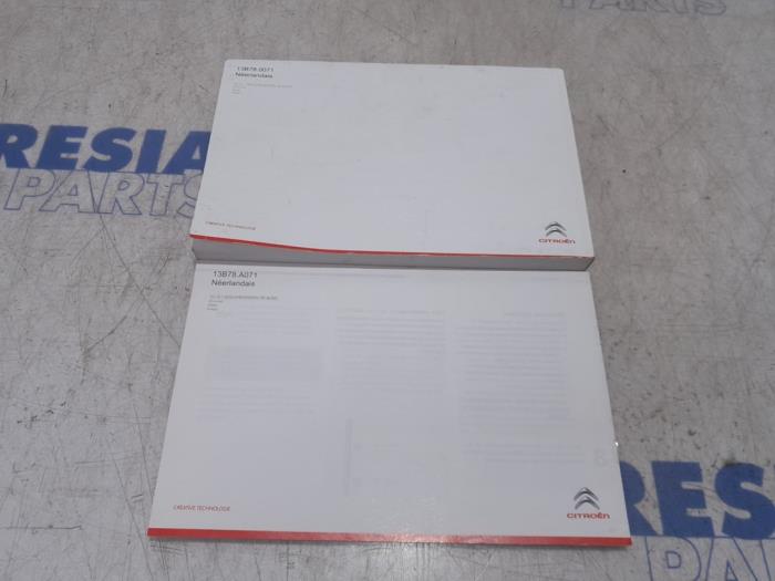 Instruction Booklet from a Citroën C4 Grand Picasso (3A) 1.6 HDiF, Blue HDi 115 2014