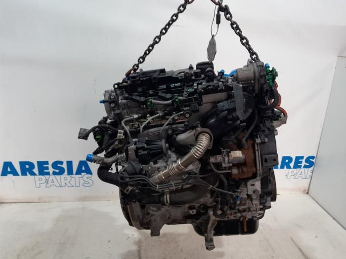Engine from a Citroën C4 Grand Picasso (3A) 1.6 HDiF, Blue HDi 115 2014