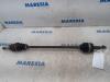 Front drive shaft, right from a Peugeot 107, 2005 / 2014 1.0 12V, Hatchback, Petrol, 998cc, 50kW (68pk), FWD, 384F; 1KR, 2005-06 / 2014-05, PMCFA; PMCFB; PNCFA; PNCFB 2008
