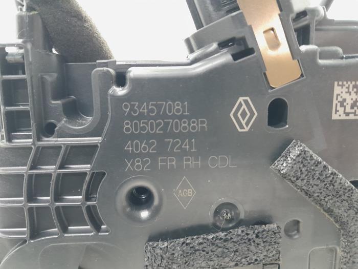 Mecanismo de cerradura de puerta de 2 puertas derecha de un Renault Trafic (1FL/2FL/3FL/4FL) 1.6 dCi 140 Twin Turbo 2016