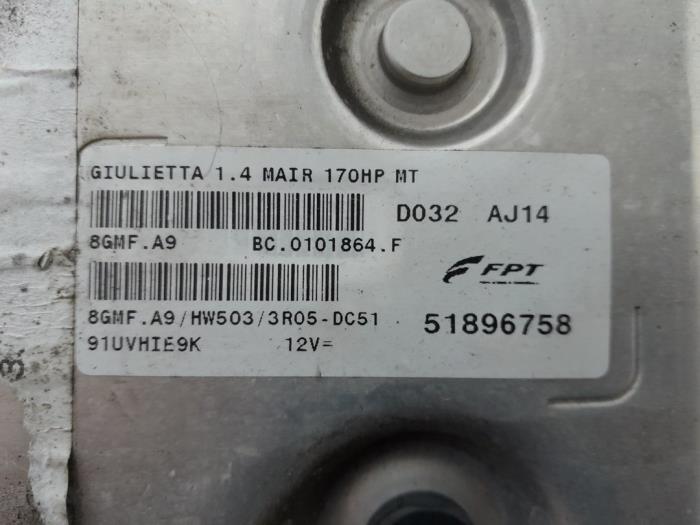 Komputer sterowania silnika z Alfa Romeo Giulietta (940) 1.4 TB 16V MultiAir 2011
