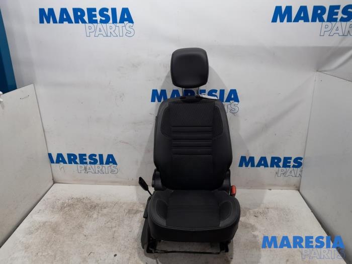Siège Avant Droit Semi-cuir Pour Renault Scénic III Phase 1 - Occasion (taché)