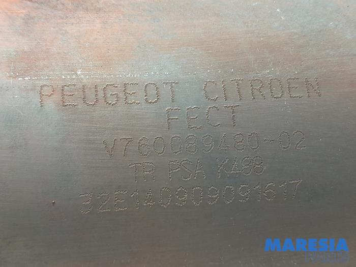 Catalizador de un Peugeot 5008 I (0A/0E) 1.6 THP 16V 2014