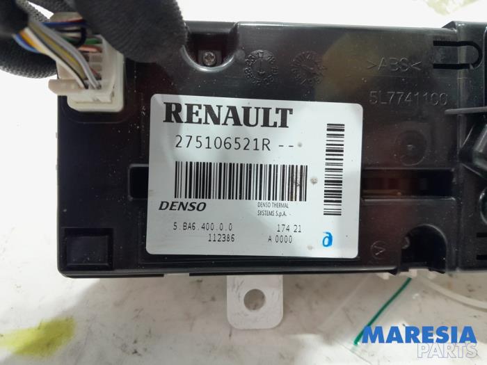 Heater control panel from a Renault Master IV (MA/MB/MC/MD/MH/MF/MG/MH) 2.3 dCi 150 16V 2022