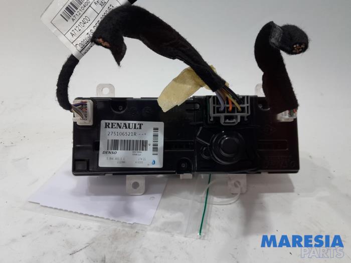Heater control panel from a Renault Master IV (MA/MB/MC/MD/MH/MF/MG/MH) 2.3 dCi 150 16V 2022