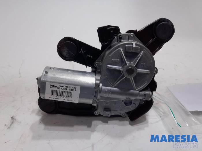 Rear wiper motor from a Peugeot 208 I (CA/CC/CK/CL) 1.6 e-HDi FAP 2014