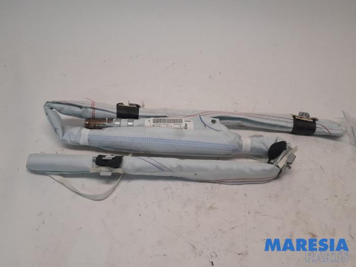 Roof curtain airbag, left from a Peugeot 2008 (CU) 1.2 Vti 12V PureTech 82 2014