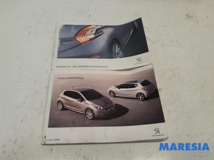 Używane Instrukcja Peugeot 208 I (CA/CC/CK/CL) 1.4 16V Cena € 25,00 Procedura marży oferowane przez Maresia Parts