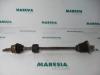 Front drive shaft, right from a Fiat Cinquecento, 1991 / 1999 0.9, Hatchback, Petrol, 903cc, 30kW (41pk), FWD, 170A1000, 1991-07 / 1993-12, 170AB 1998