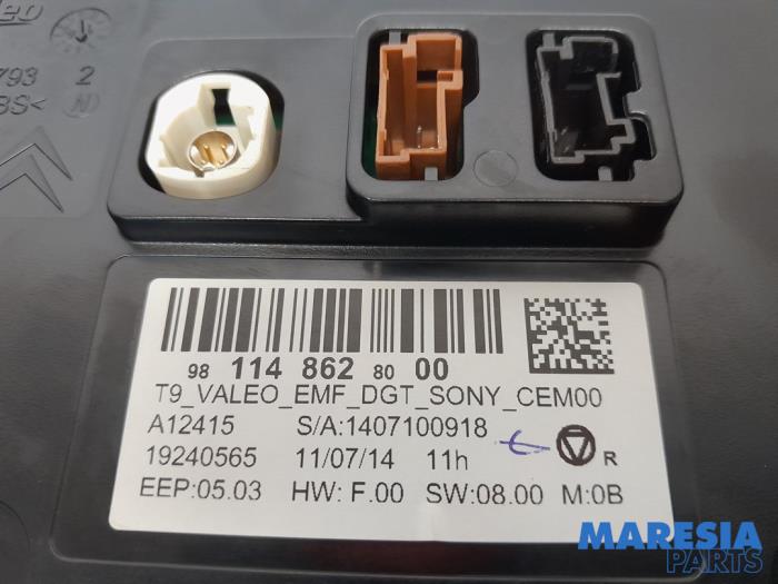 Navigation display Peugeot 308 SW 1.6 BlueHDi 120 - 9811486280 VALEO