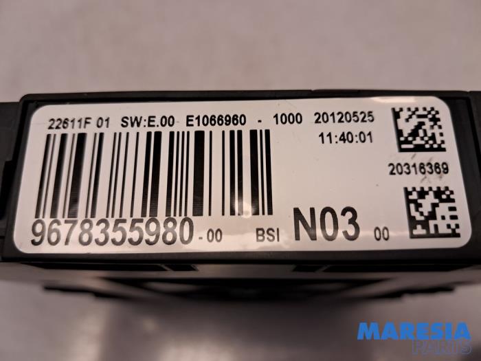 Engine management computer from a Peugeot 208 I (CA/CC/CK/CL) 1.4 HDi 2012