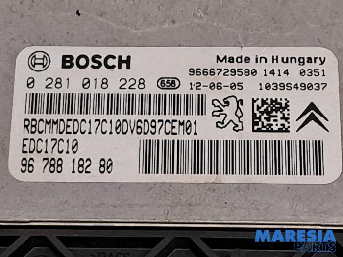 Used Engine management computer Peugeot Partner (GC/GF/GG/GJ/GK) 1.6 HDI 90 Price € 240,79 Inclusive VAT offered by Maresia Parts