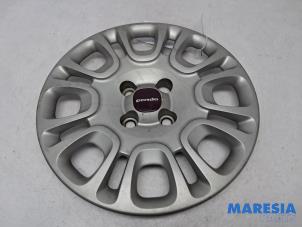 FIAT PANDA 2012+ 15 Inch Wheel Cover Cap - Silver Plastic Hubcap, Easy Fit