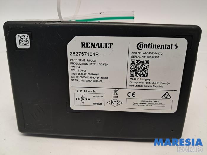 Usagé Module navigation Renault Megane IV Estate (RFBK) 1.3 TCE 115 16V Prix € 79,99 Règlement à la marge proposé par Maresia Parts
