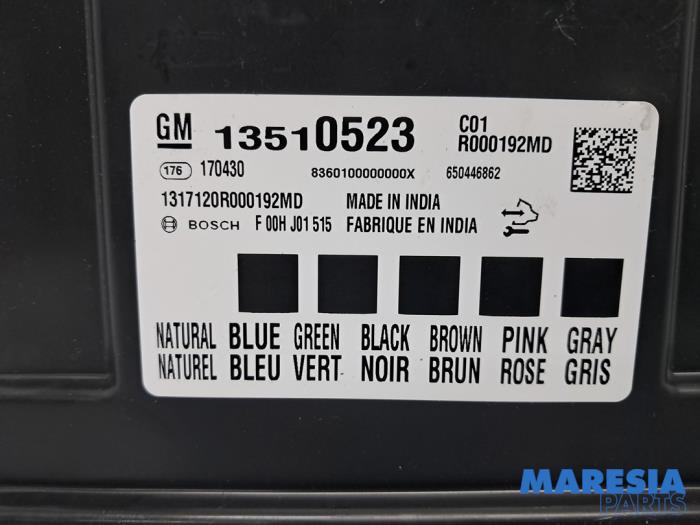 Engine management computer from a Opel Karl 1.0 12V 2018