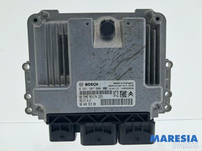 Engine management computer from a Citroën C3 (SC) 1.6 16V VTi 120 2015