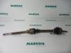 Front drive shaft, right from a Peugeot 206 (2A/C/H/J/S) 1.9 D 1999