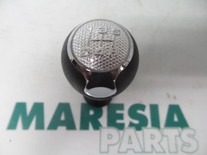 Pommeau Levier Vitesse En Cuir Pour Alfa Romeo Mito 147 166 - Noir 5 Vitesses - 2