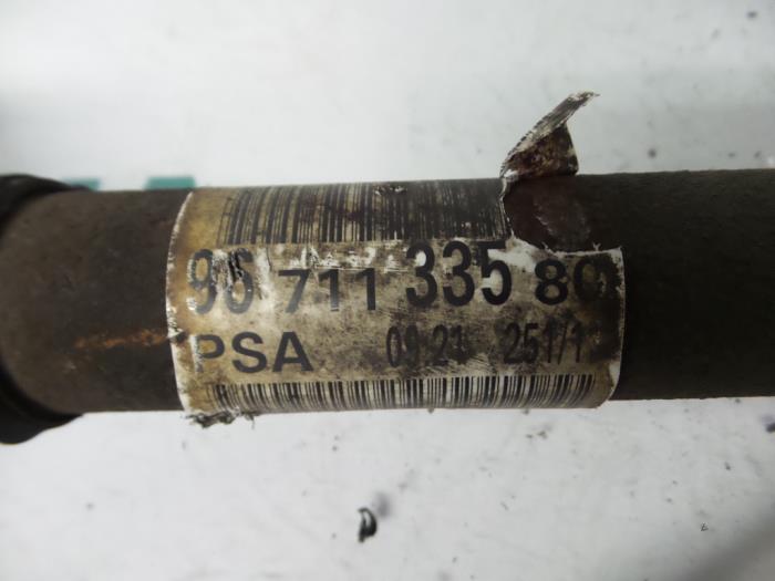 Front drive shaft, left Citroen Berlingo 1.6 HDi 90 Phase 1 3272ZE