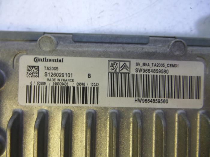 Automatic gearbox computer from a Peugeot 308 (4A/C) 1.6 16V THP Autom. 2009