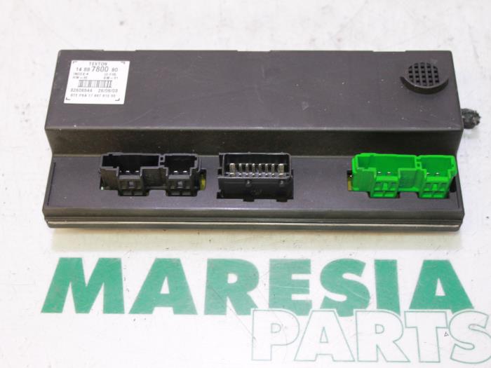 Usagé Ordinateur divers Citroen C8 (EA/EB) 2.0 16V Prix € 75,00 Règlement à la marge proposé par Maresia Parts