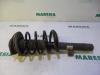 Front shock absorber rod, right from a Peugeot Partner, 1996 / 2015 1.6 HDI 75, Delivery, Diesel, 1.560cc, 55kW (75pk), FWD, DV6BTED4; 9HW, 2005-08 / 2008-07, GB9HW; GC9HW 2008