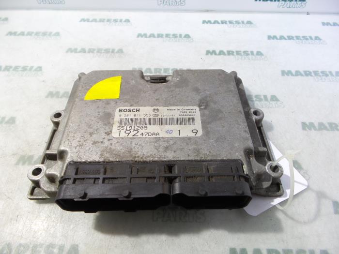 Used Engine management computer Fiat Stilo (192A/B) 1.9 JTD 115 Price € 50,00 Margin scheme offered by Maresia Parts