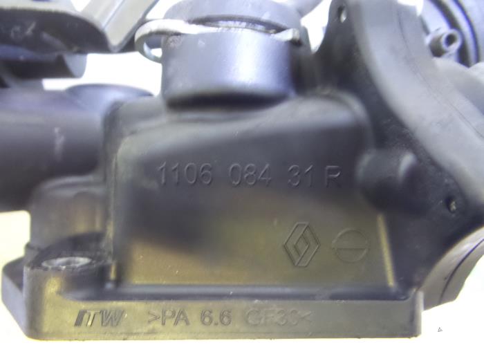 Boîtier thermostat d'un Renault Megane III Berline (BZ) 1.5 dCi 110 2015