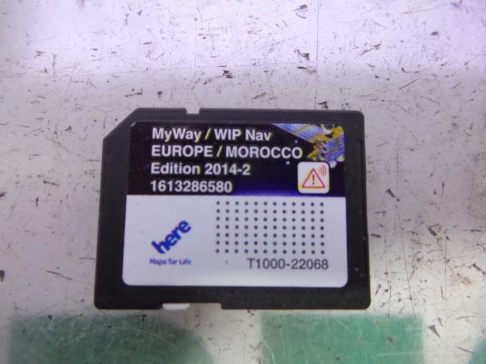 Navigation module from a Peugeot 207/207+ (WA/WC/WM) 1.4 16V VTi 2011