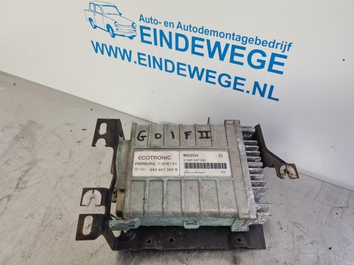 Used Engine management computer Volkswagen Golf II (19E) 1.6 Price € 75,00 Margin scheme offered by Auto- en demontagebedrijf Eindewege