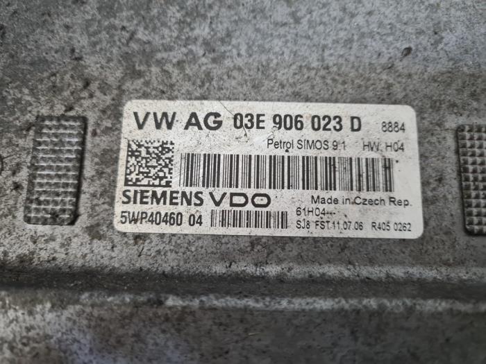 Engine management computer from a Skoda Fabia (6Y5) 1.2 HTP 2006