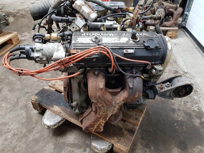 Engine from a Honda Civic CRX (AF/AS) 1.5 i 12V 1985