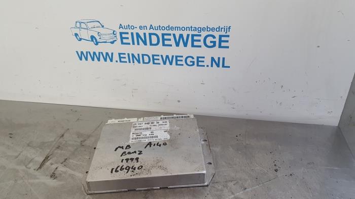 Used Engine management computer Mercedes A (W168) 1.4 A-140 Price € 70,00 Margin scheme offered by Auto- en demontagebedrijf Eindewege