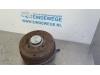 Rear brake drum from a Renault Clio II (BB/CB), 1998 / 2016 1.4, Hatchback, Petrol, 1.390cc, 55kW (75pk), FWD, E7J635, 1999-03 / 2001-05, BB0S; CB0S 1999