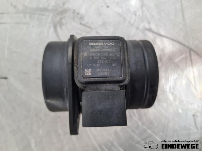 Gebrauchte Luftmassenmesser Mercedes A (W169) 2.0 A-180 CDI 16V 5-Drs. Preis € 30,00 Margenregelung angeboten von Auto- en demontagebedrijf Eindewege