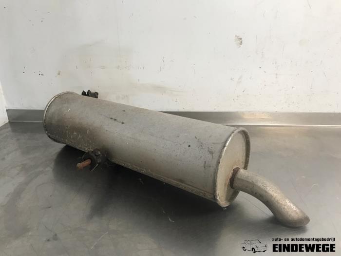 Gebrauchte Auspuff Enddämpfer Mercedes A (W168) 1.4 A-140 Preis € 30,00 Margenregelung angeboten von Auto- en demontagebedrijf Eindewege