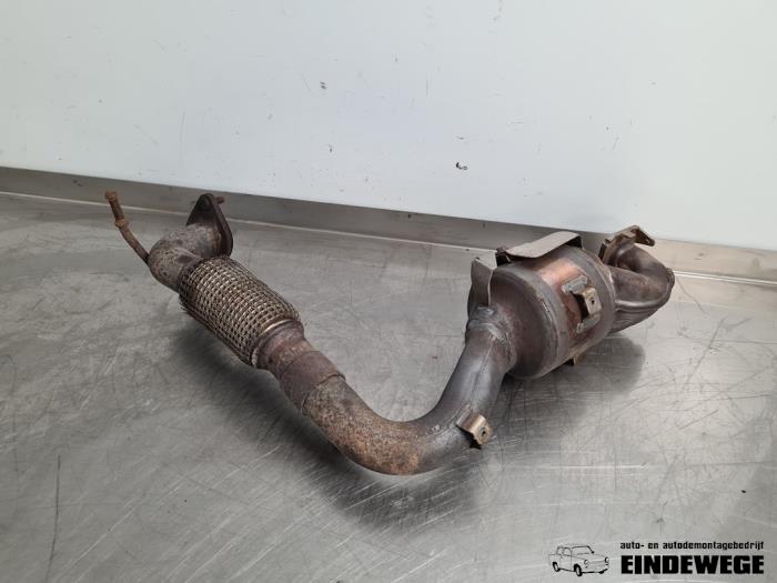 Usagé Catalyseur Ford Fiesta 6 (JA8) 1.0 Ti-VCT 12V 65 Prix € 238,50 Règlement à la marge proposé par Auto- en demontagebedrijf Eindewege