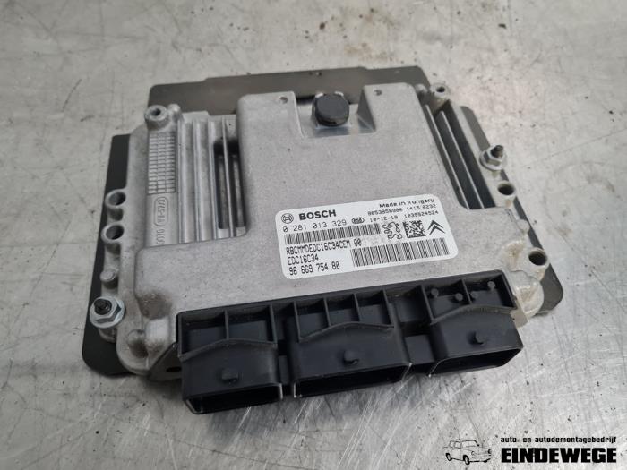 Used Engine management computer Peugeot Partner Tepee (7A/B/C/D/E/F/G/J/P/S) 1.6 HDiF 90 16V Phase 1 Price € 105,00 Margin scheme offered by Auto- en demontagebedrijf Eindewege