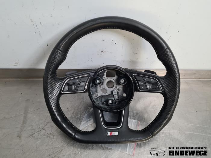 Steering wheel from a Audi A4 Avant (B9) 2.0 TDI 16V Quattro 2017